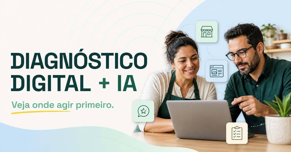 Diagnóstico de presença digital e inteligência artificial da Local Partner